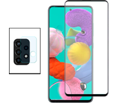 Kit de película de Camara trasero + Cubierta completa de vidrio templado 5D para Samsung Galaxy A72