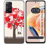 Funda Silicona Xiaomi Redmi Note 12 Pro 4G Pajaritos