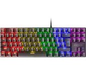 Teclado Mecanico Mk80 Anti-dust Red Frgb Negro