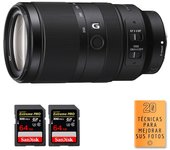 E 70-350mm f/4.5-6.3 G OSS + 2 SanDisk 64GB Extreme PRO UHS-II SDXC 300 MB/s + PDF  pulgadas pulgadas20 TÉCNICAS PAR