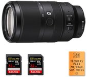 E 70-350mm f/4.5-6.3 G OSS + 2 SanDisk 32GB Extreme PRO UHS-II SDXC 300 MB/s + PDF  pulgadas pulgadas20 TÉCNICAS PAR