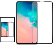 Kit 2 Película de vidrio templado 5D Cubierta completa curvada para Samsung Galaxy S10E
