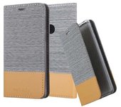 Funda Libro para Google Pixel 3 en GRIS CLARO MARRoN - Cubierta Proteccion con Cierre Magnetico, Tarjetero y Funcion de Suporte - Etui Case Cover Carcasa