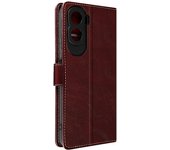 Funda monedero Rojo burdeos anti RFID para Honor 90 Lite
