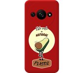 Funda Silicona Líquida Roja Xiaomi Redmi A3 Culo Natural