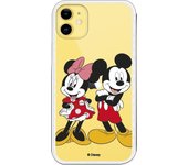Funda para iPhone 11 Oficial de Disney Mickey y Minnie Posando - Clásicos Disney