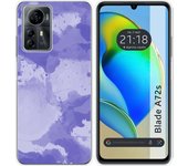 Funda Silicona Zte Blade A72s Acuarela 01
