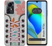 Funda Silicona Zte Blade A72s Zapatillas 09