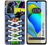 Funda Silicona Zte Blade A72s Zapatillas 14