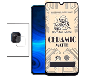 Kit de vidrio templado CeramicGlass Cubierta completa + Camara Film para Samsung Galaxy M12
