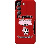 Funda Silicona Líquida Roja Vivo V40 SE 5G Vaca