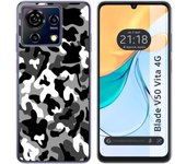Funda Silicona Zte Blade V50 Vita 4G Snow Camuflaje
