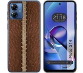 Funda Silicona Motorola Moto G14 Cuero 01