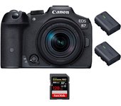 EOS R7 + RF-S 18-150mm STM + 1 SanDisk 128GB Extreme PRO UHS-II SDXC 300 MB/s + 2 LP-E6NH + PDF MCZ