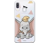Funda Oficial Disney Dumbo silueta transparente para Galaxy A40
