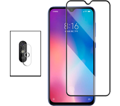 Película de Camara trasera + Vidrio templado 5D Cubierta completa para Xiaomi Redmi 9A Sport