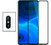 Película de Camara trasera + Vidromas templado 5D Cubierta completa para Xiaomi Redmi 9a