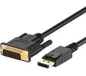 Ewent EC1440 adaptador de cable de vídeo 1 m DisplayPort DVI-D Negro