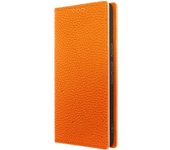 Funda Google Pixel 7 Tarjetero efecto cuero Texturizado Soporte Vídeo naranja