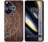 Funda Silicona Xiaomi Poco F6 5G Madera 06