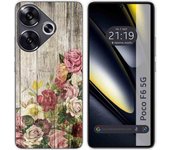 Funda Silicona Xiaomi Poco F6 5G Madera 08