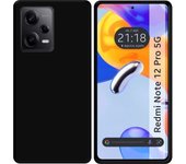 Funda Silicona Negra Xiaomi Redmi Note 12 Pro 5G