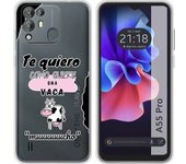 Funda Silicona Transparente Blackview A55 Pro Vaca