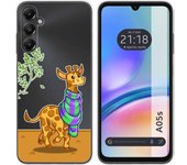 Funda Silicona Transparente Samsung Galaxy A05s Jirafa