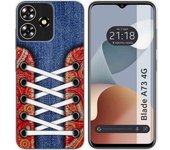 Funda Silicona Zte Blade A73 4G Zapatillas 11