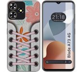 Funda Silicona Zte Blade A73 4G Zapatillas 09