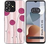 Funda Silicona Zte Blade A73 4G Flores Vintage