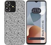 Funda Silicona Zte Blade A73 4G Letras