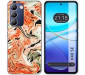 Funda Silicona Vivo V40 SE 5G Mármol 12