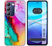 Funda Silicona Vivo V40 SE 5G Mármol 15