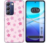 Funda Silicona Vivo V40 SE 5G Flores