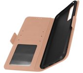 Funda de solapa Tarjetero Vivo Y72 y Y52 Soporte vídeo Oro rosado