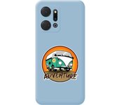 Funda Silicona Azul Honor X7a Adventure