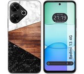 Funda Silicona Xiaomi Redmi 13 4G Mármol 11