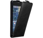 Funda para Motorola MOTO G2 in NEGRO ANTRACITA - Cubierta Proteccion Estilo Flip con Cierre Magnetico - Etui Case Cover Carcasa