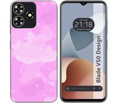 Funda Silicona Zte Blade V50 Design 4G Acuarela 04