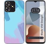 Funda Silicona Zte Blade V50 Design 4G Acuarela 10