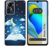 Funda Silicona Zte Blade A72s Libro Cuentos