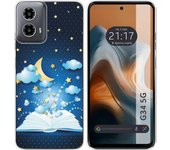 Funda Silicona Motorola Moto G34 5G Libro Cuentos