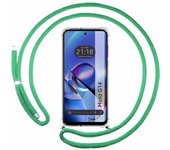 Funda Colgante Motorola Moto G14 Cordon Verde Agua