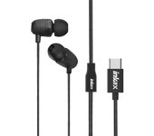 Auriculares USB-C Cable Manos Libres Botón Multifunción 1,2m Negro