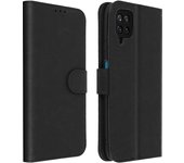 Funda Samsung Galaxy A12 Libro Billetera F. Soporte – Negro
