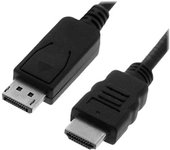Nilox NX090208102 adaptador de cable de vídeo 2 m DisplayPort HDMI tipo A (Estándar) Negro