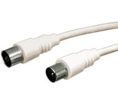 Conexión antena hembra-macho inyectada de 5 m color negro Electro Dh 37.001/5/N/GR 8430552030118