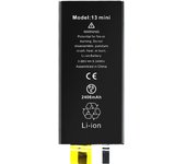 Batería sin BMS para iPhone 13 Mini Capacidad 2406mAh