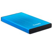 TooQ TQE-2527BL caja para disco duro externo 2.5 pulgadas pulgadas Caja de disco duro (HDD) Negro, Azul